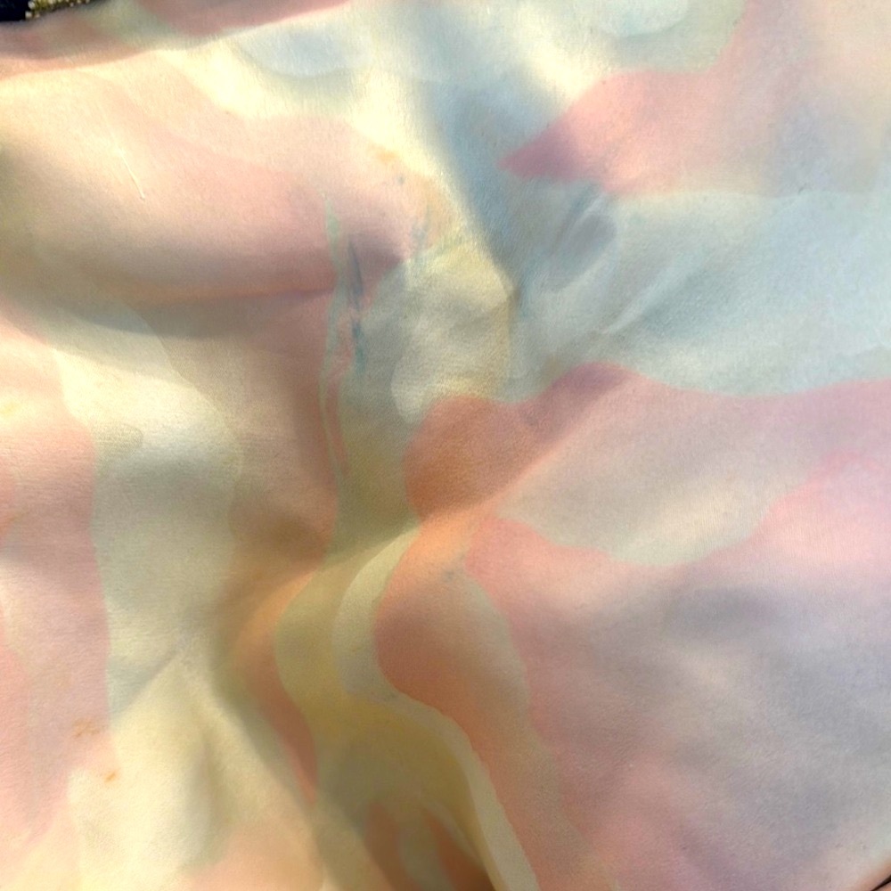 Authentic Leaf Patterned Short Kimono - image 6